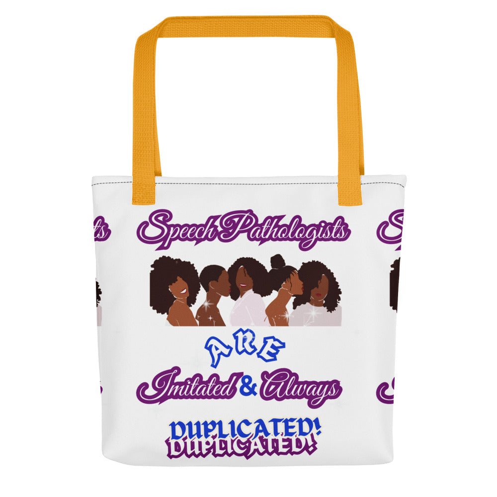 (Ebony Female) Imitated & Always Duplicated! Tote Bag