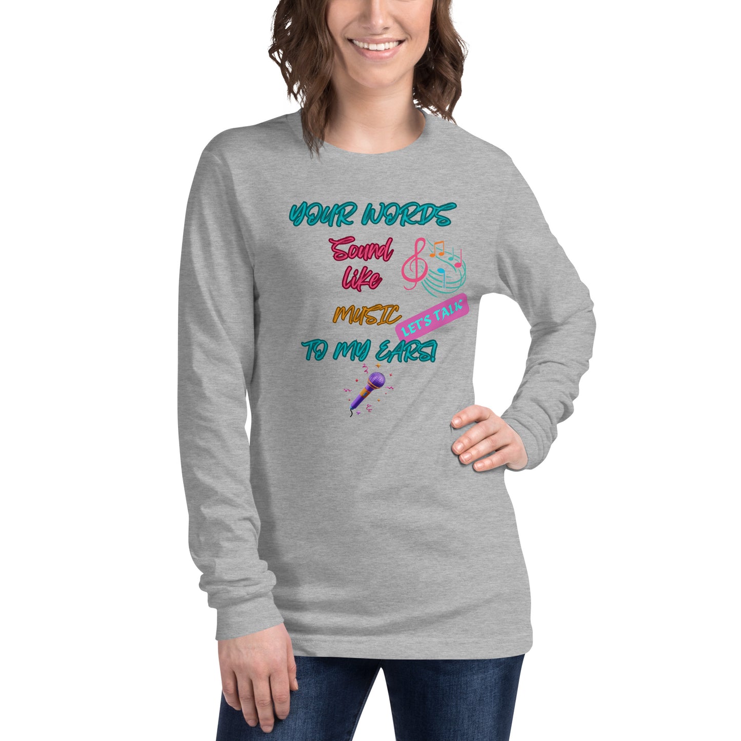 Let's Talk! Unisex Long Sleeve Tee