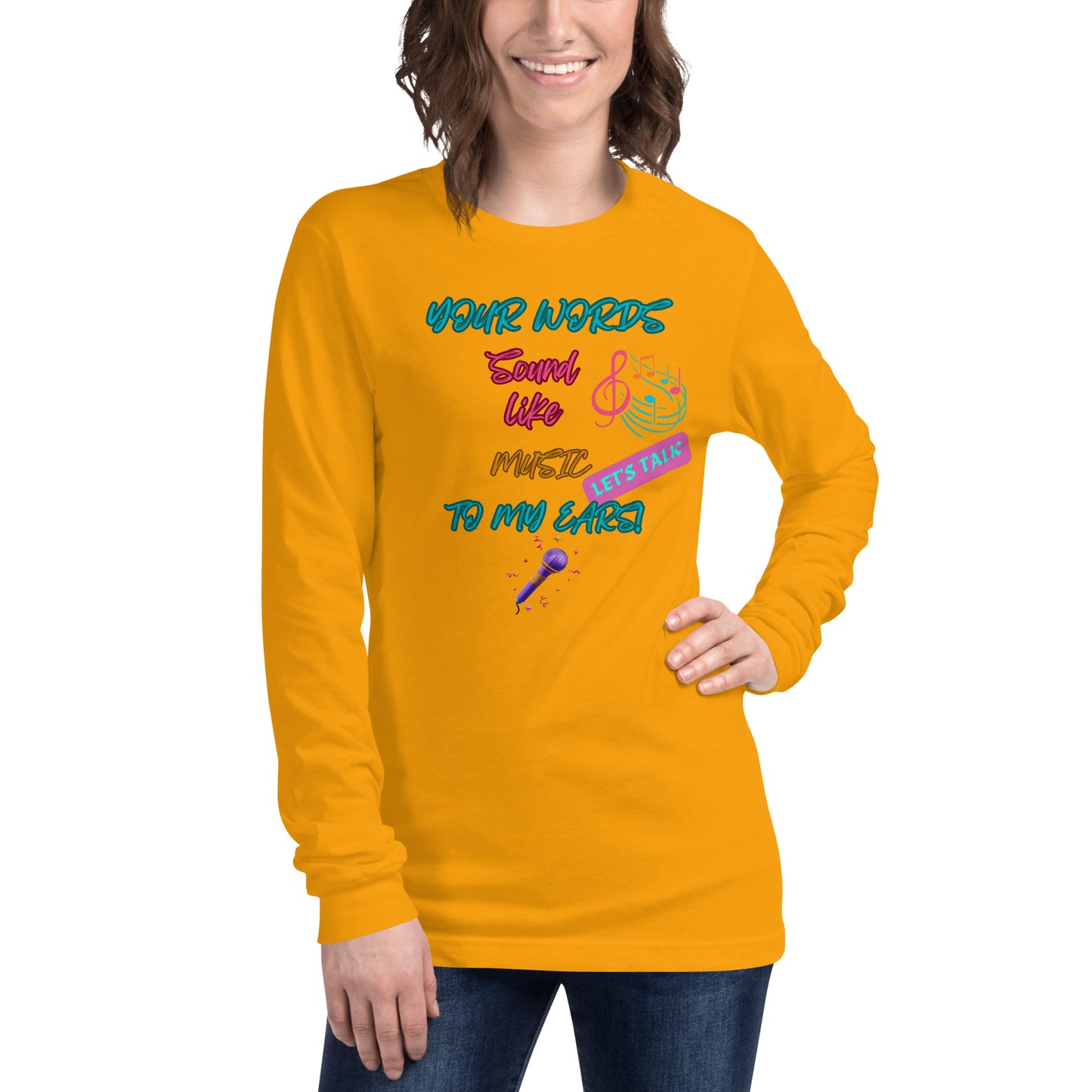 Let's Talk! Unisex Long Sleeve Tee
