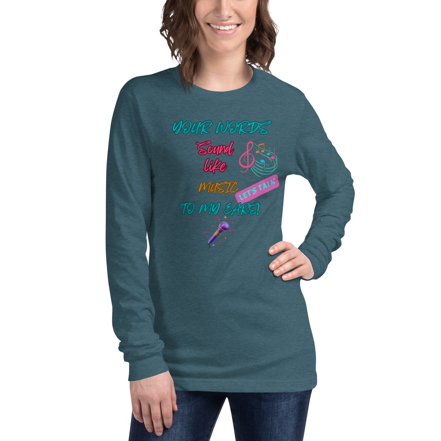 Let's Talk! Unisex Long Sleeve Tee