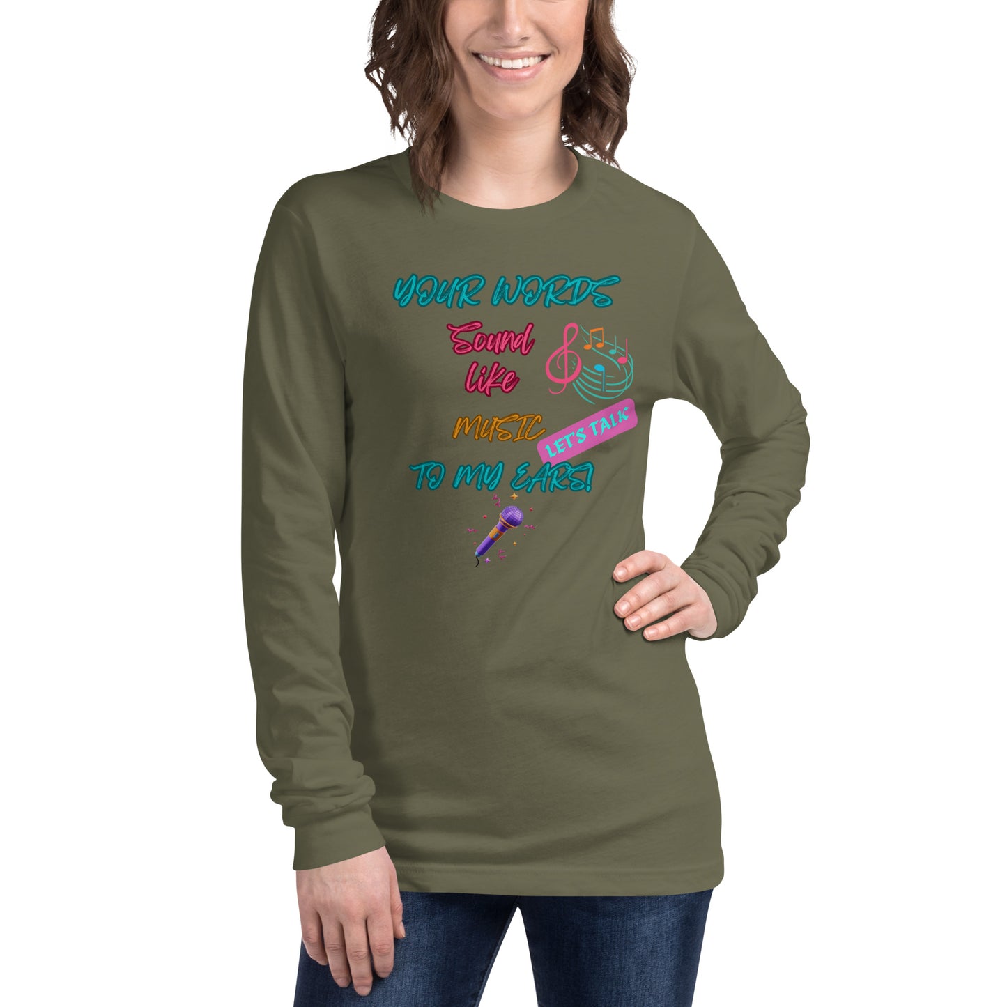 Let's Talk! Unisex Long Sleeve Tee