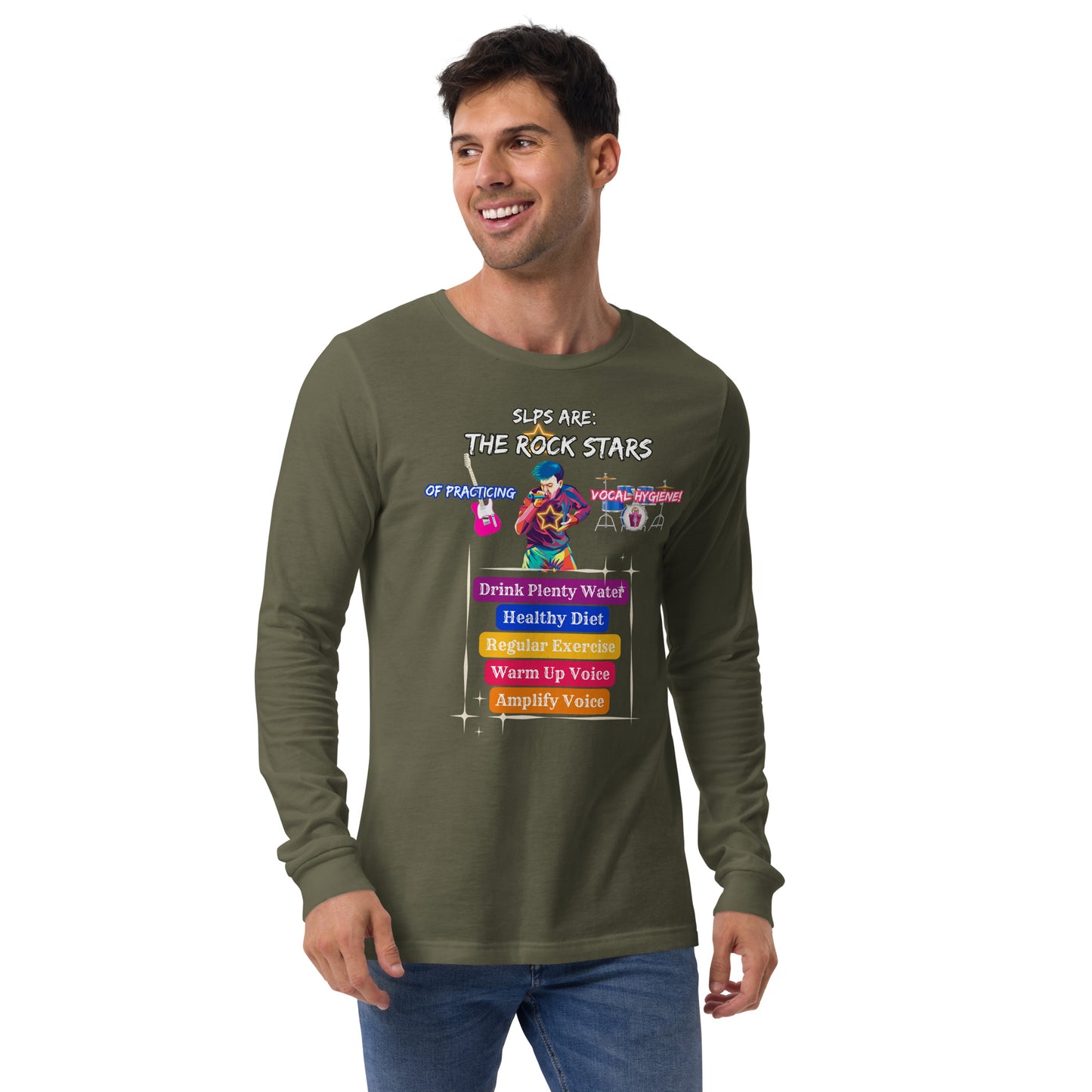 Rock Stars of Vocal Hygiene! Unisex Long Sleeve Tee