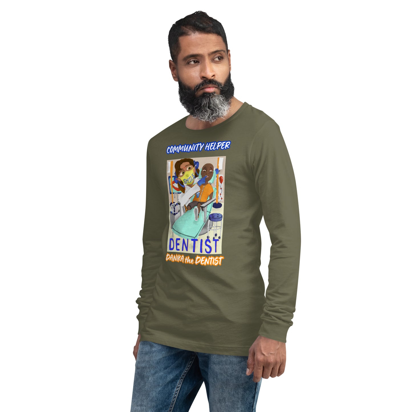 Danika the Dentist (Community Helper) Unisex Long Sleeve Tee