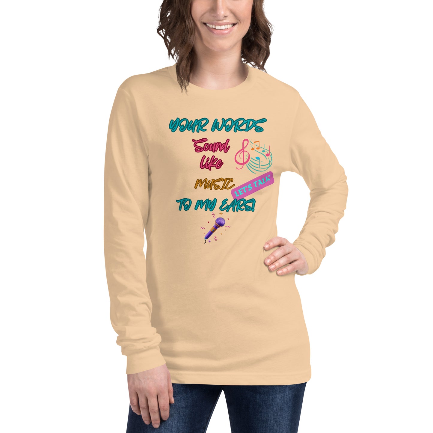 Let's Talk! Unisex Long Sleeve Tee