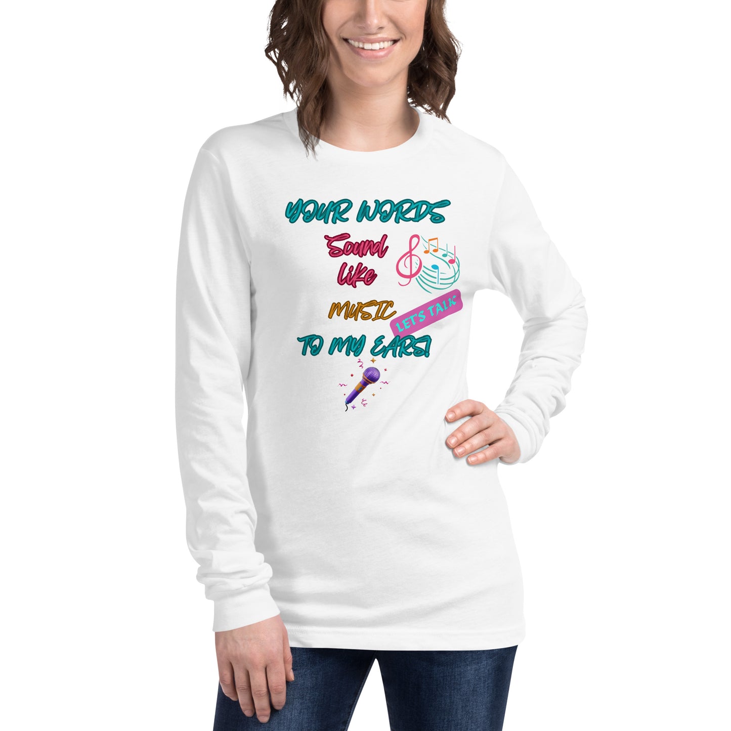 Let's Talk! Unisex Long Sleeve Tee