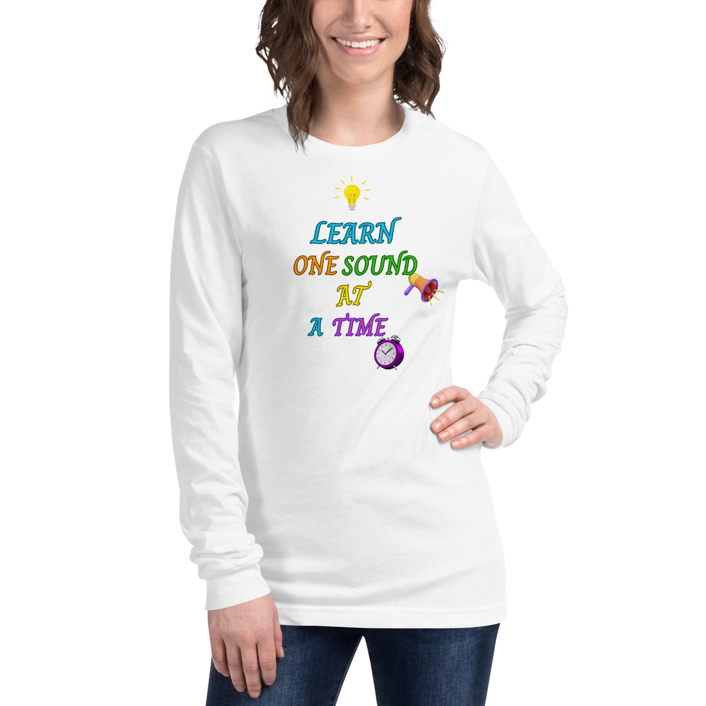 One Sound At A Time! (Unisex Long Sleeve Tee)