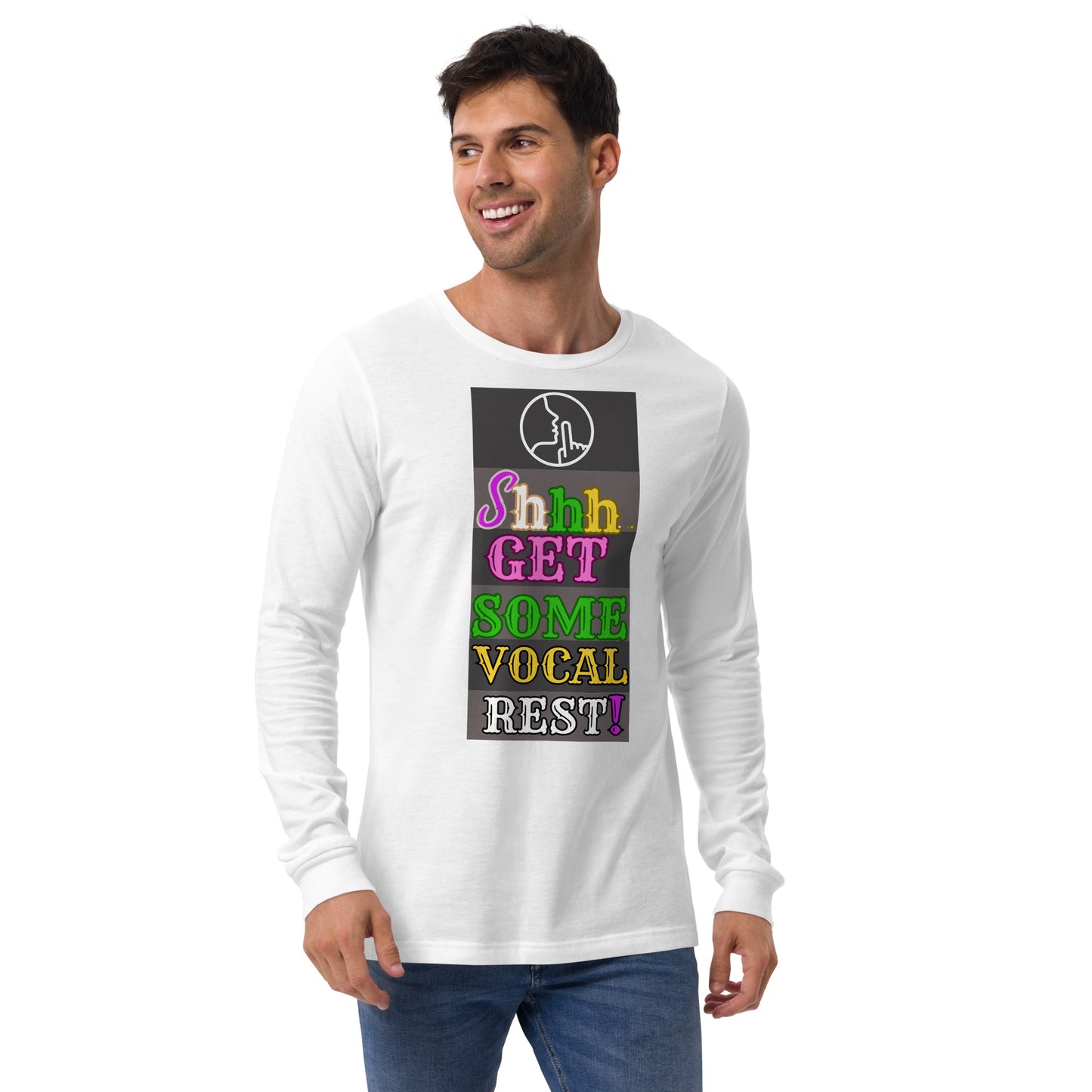 Vocal Rest! (Unisex Long Sleeve Tee)