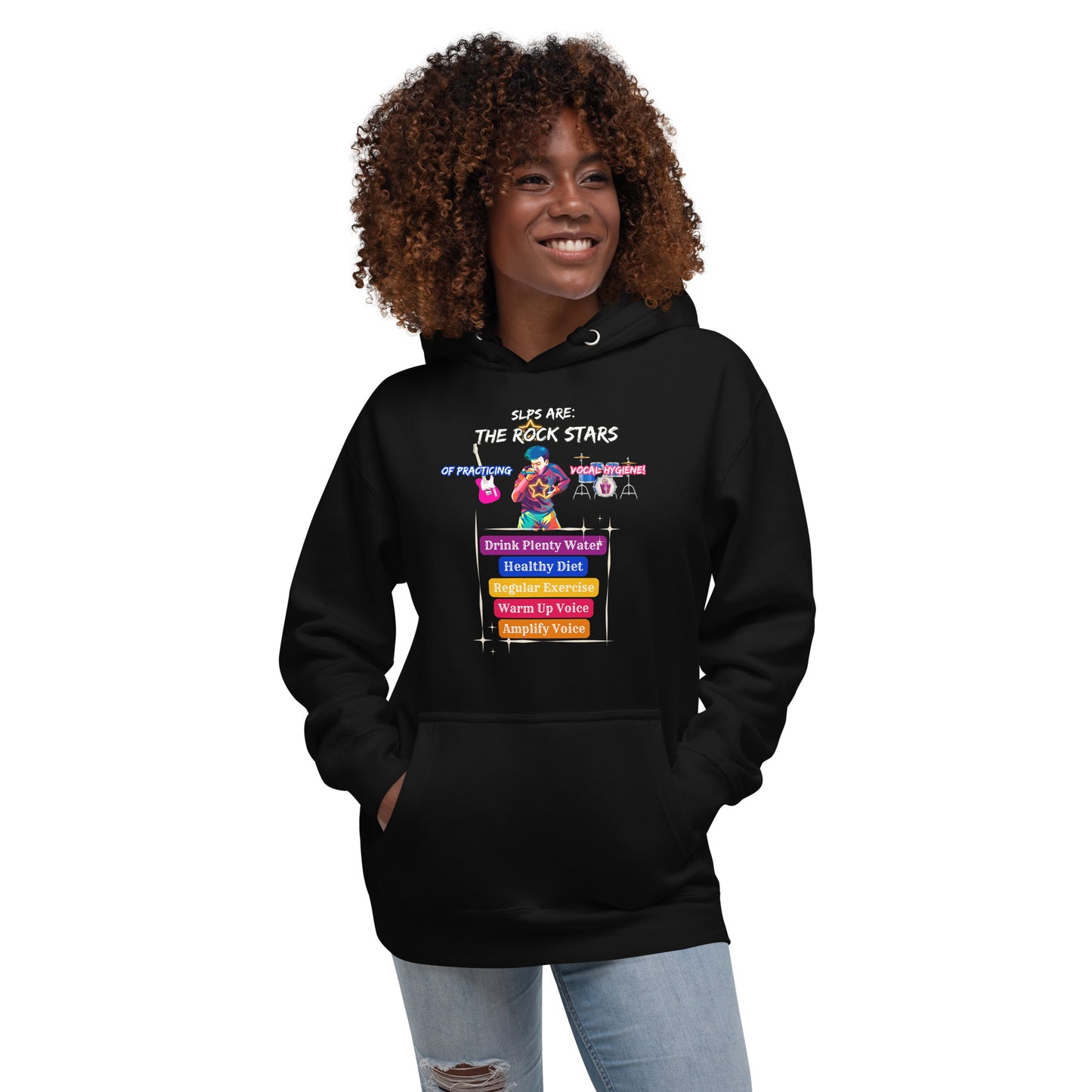 Rock Stars Of Vocal Hygiene! Unisex Hoodie