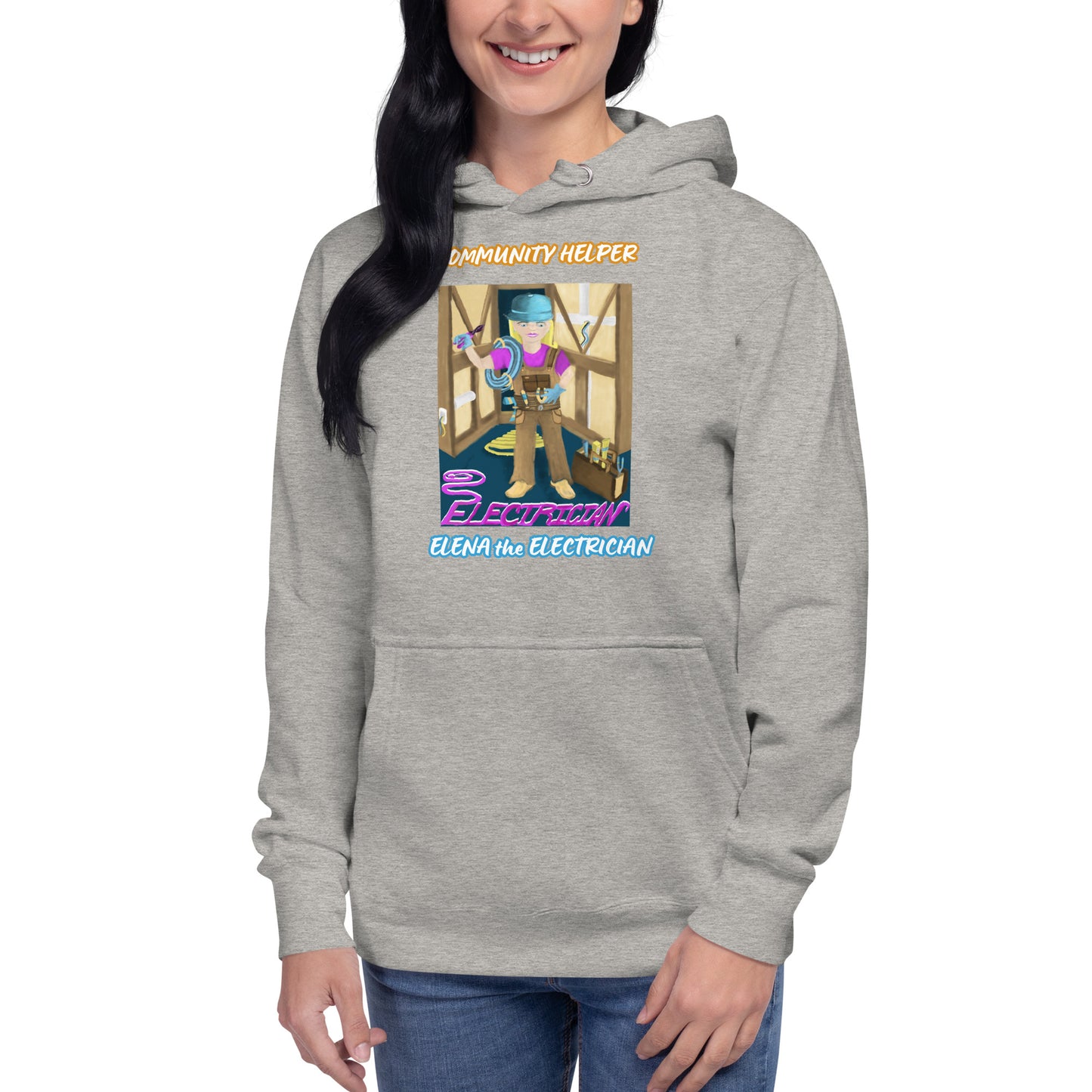 Elena the Electrician! (Community Helper) Unisex Hoodie