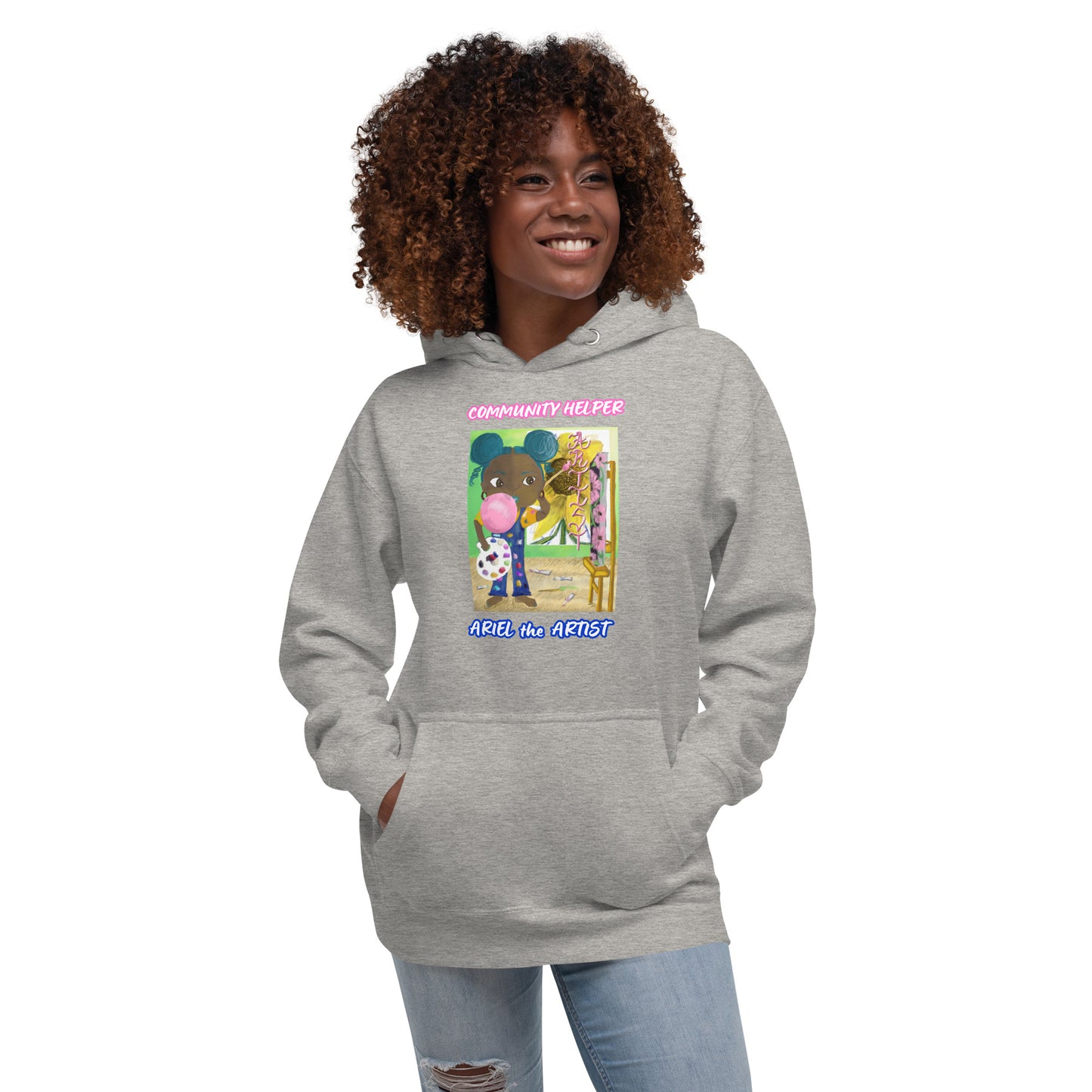 Ariel the Artist! (Community Helper) Unisex Hoodie