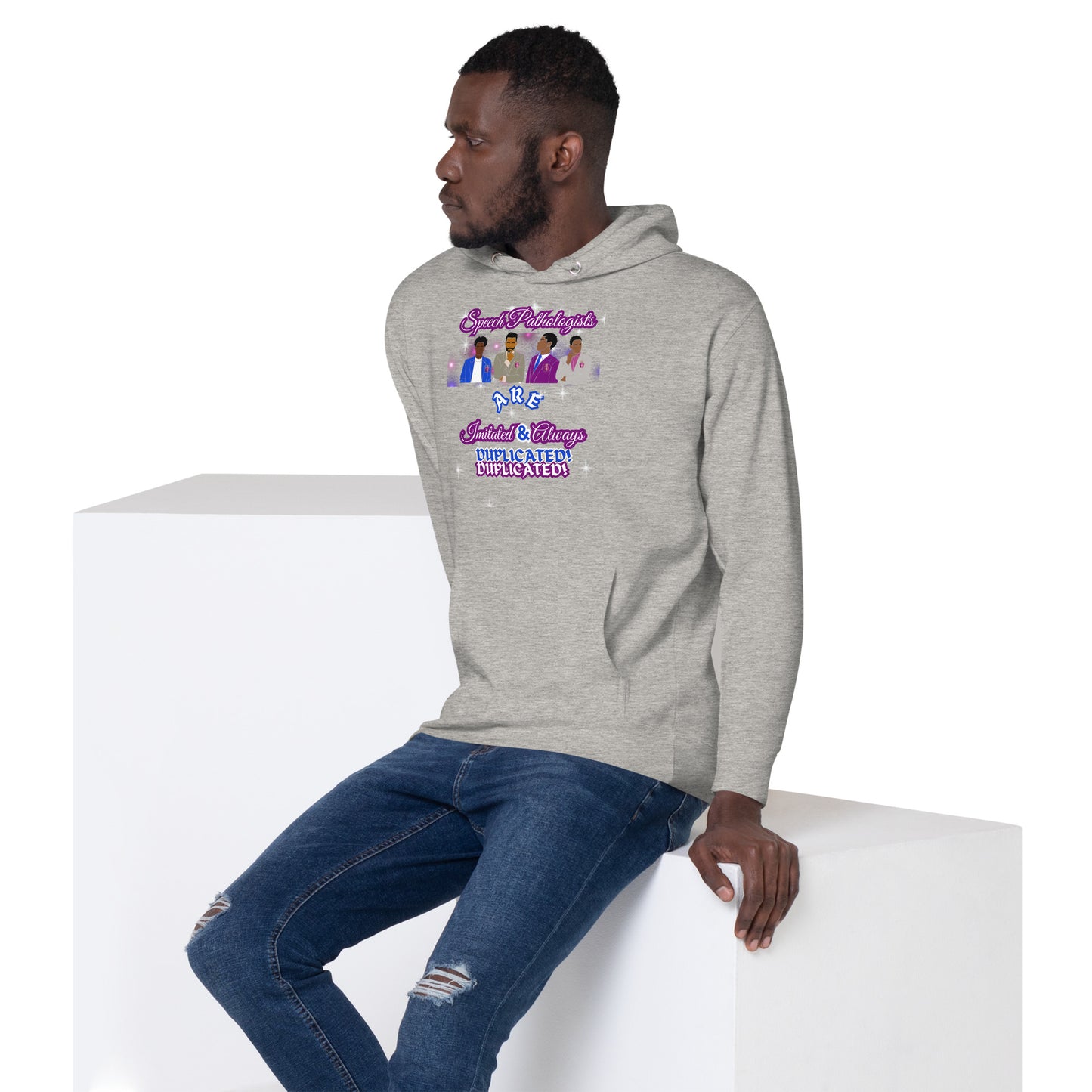 (Ebony Male) Imitated and Always Duplicated! Unisex Hoodie