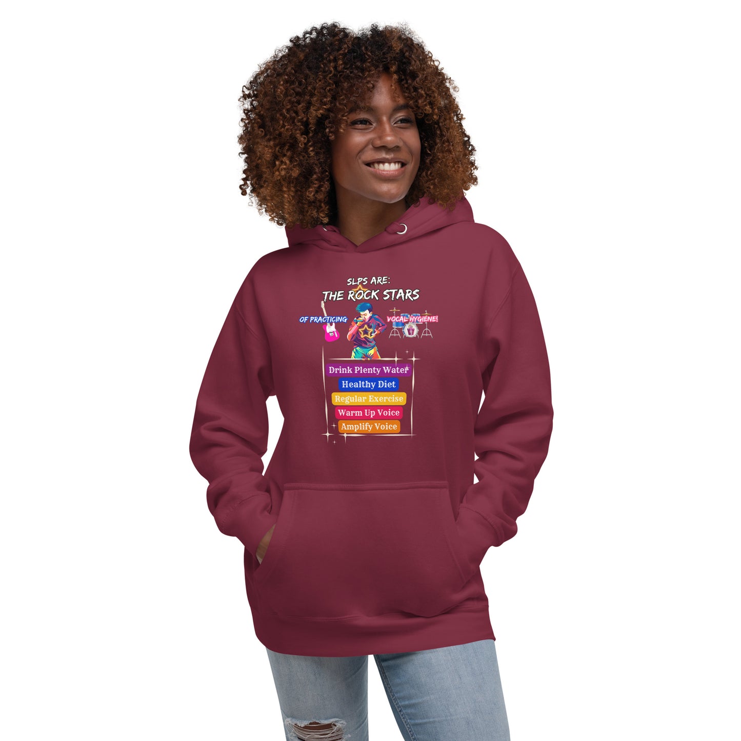 Rock Stars Of Vocal Hygiene! Unisex Hoodie