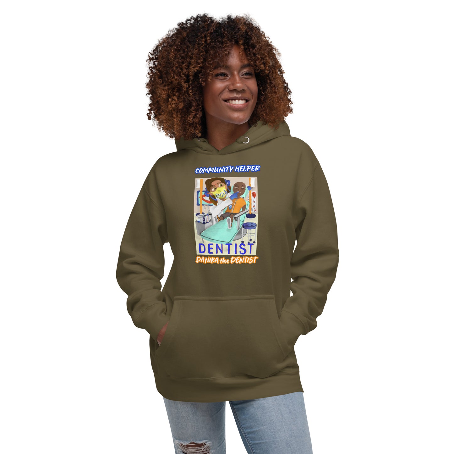 Danika the Dentist! (Community Helper) Unisex Hoodie
