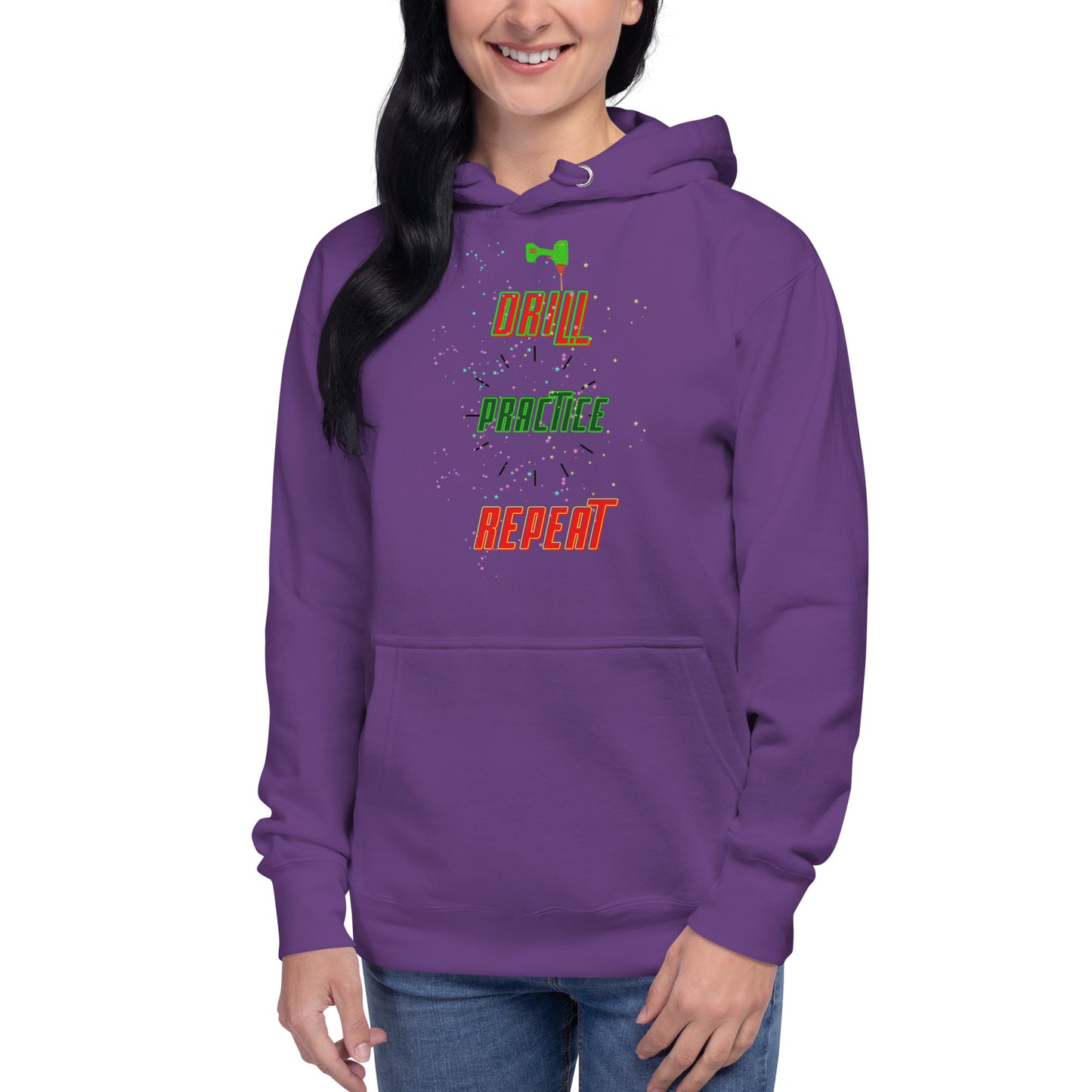 Drill Practice Repeat! (Unisex Hoodie)