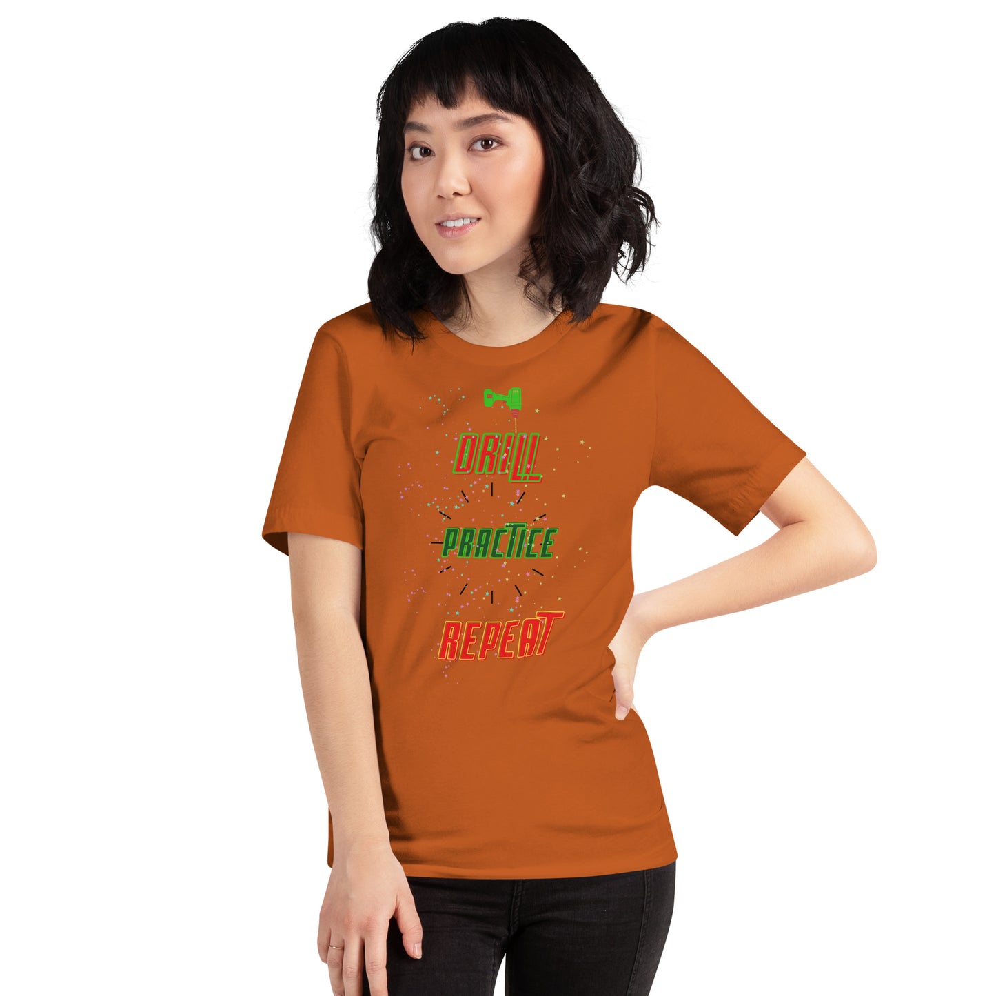 Drill Practice Repeat! Unisex (T-Shirt)
