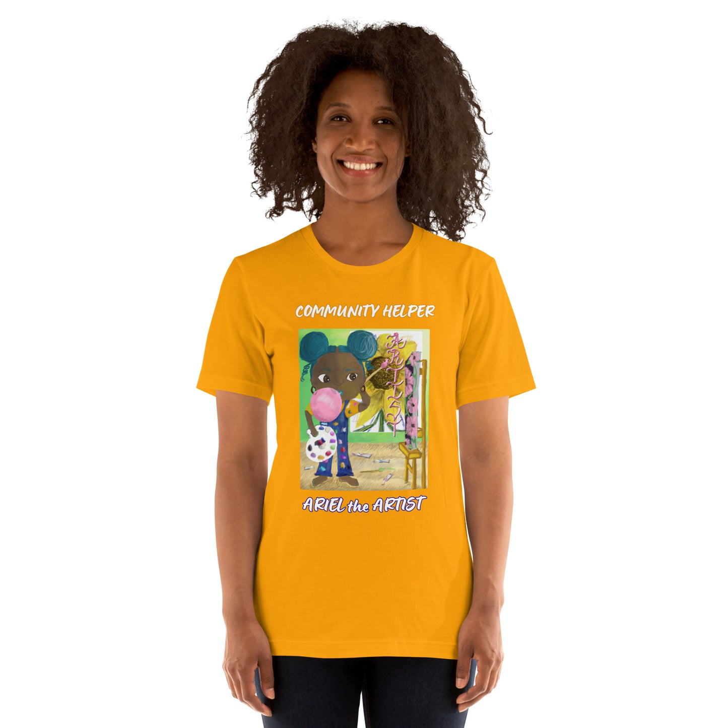 Ariel the Artist (Community Helper) Unisex T-Shirt