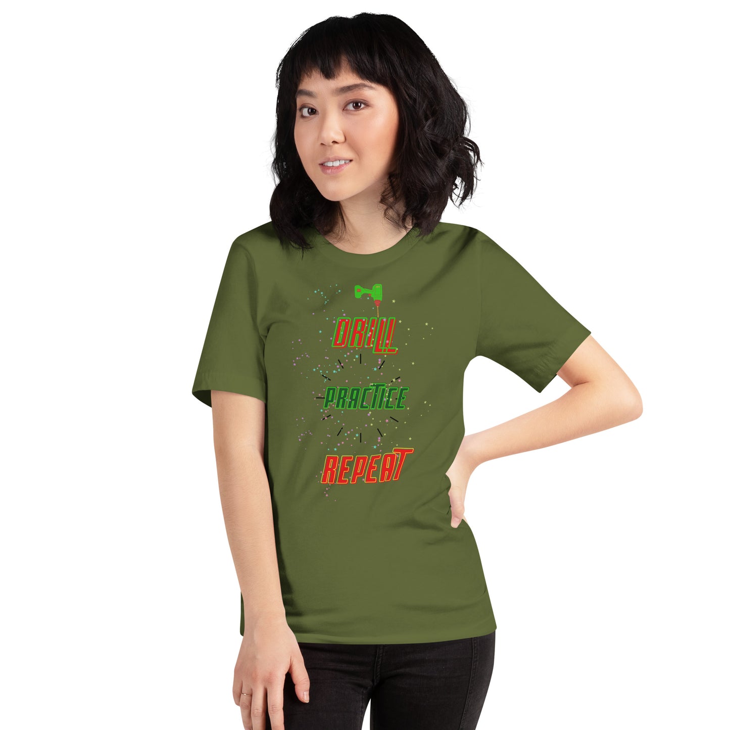 Drill Practice Repeat! Unisex (T-Shirt)