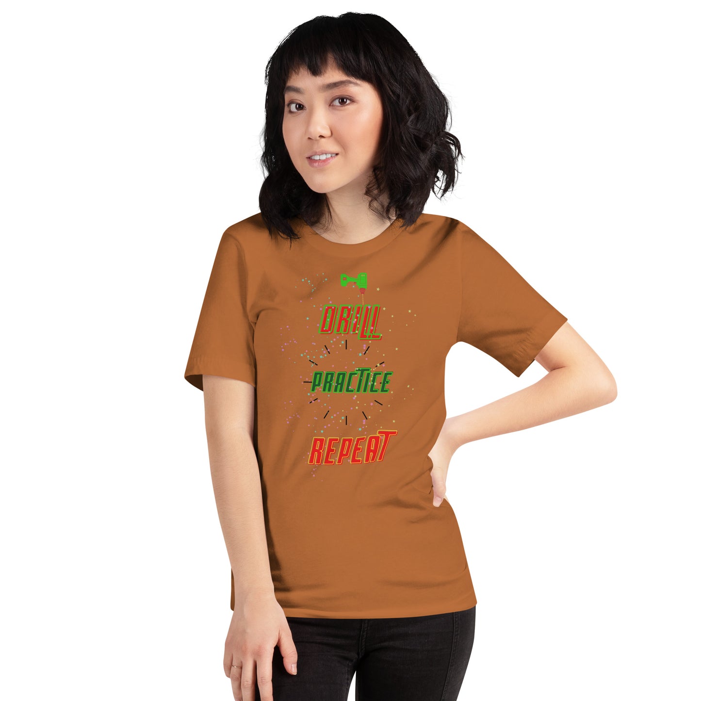 Drill Practice Repeat! Unisex (T-Shirt)