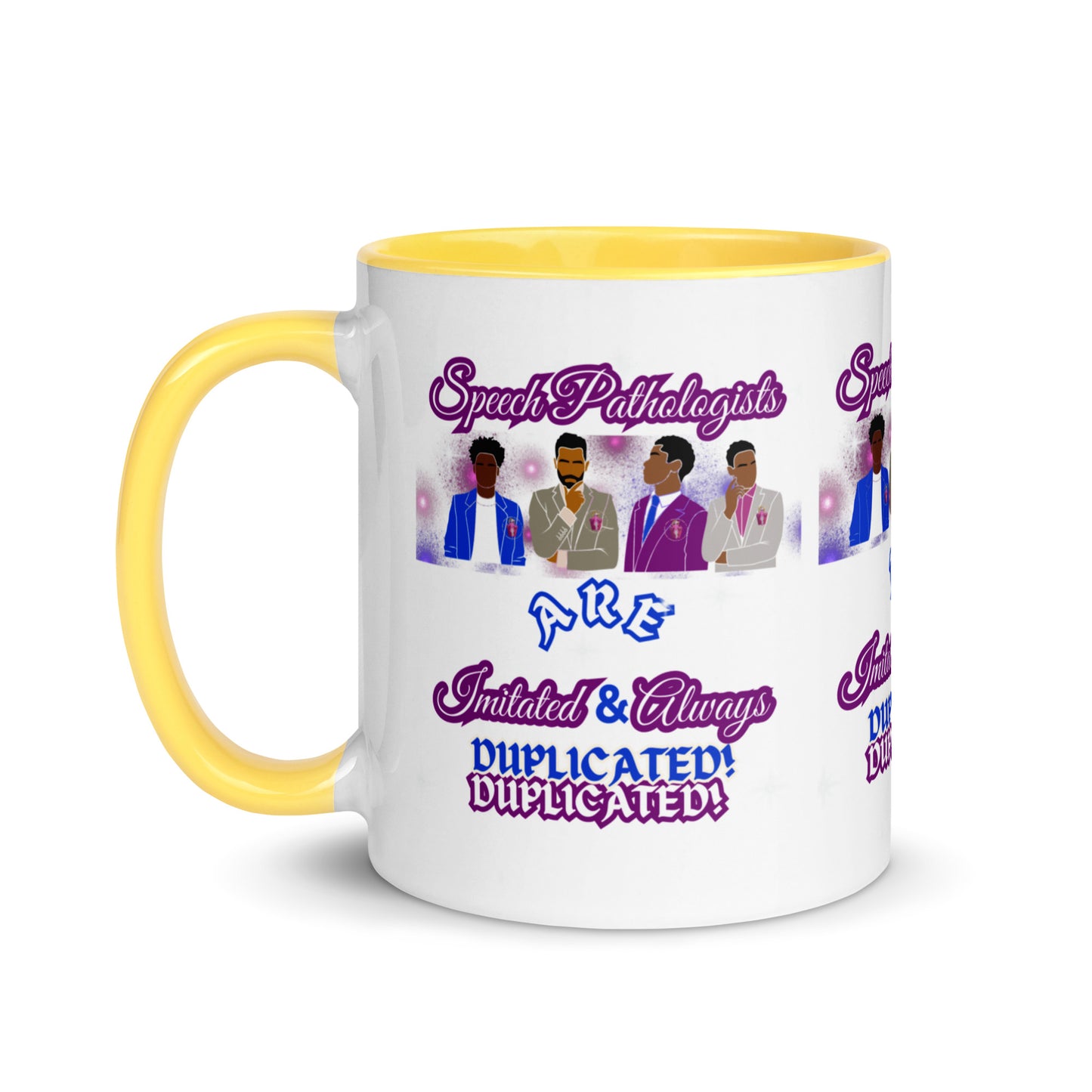 (Ebony Male) Imitated and Always Duplicated! Mug with Color Inside