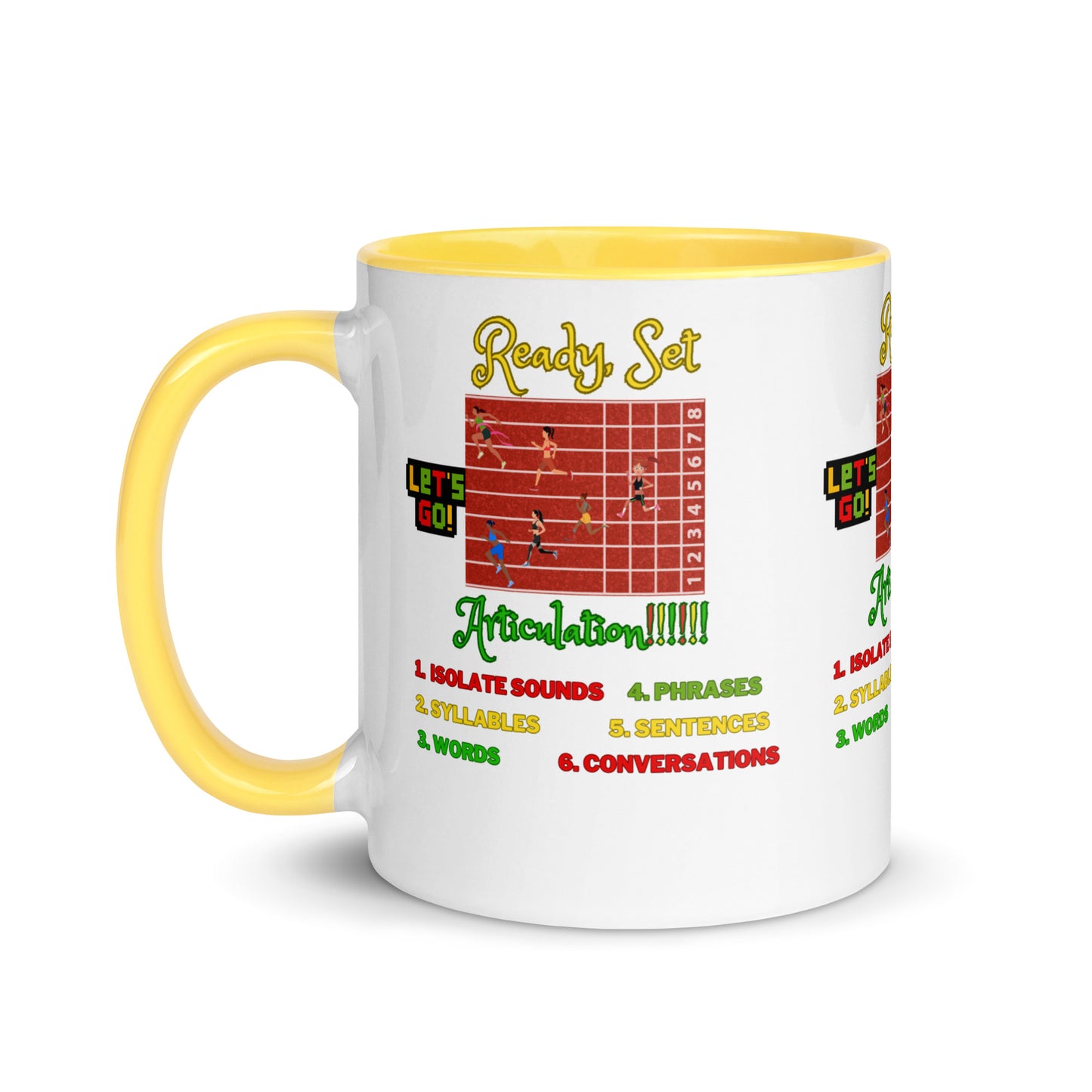 Let's Go Articulation! (Mug with Color Inside)