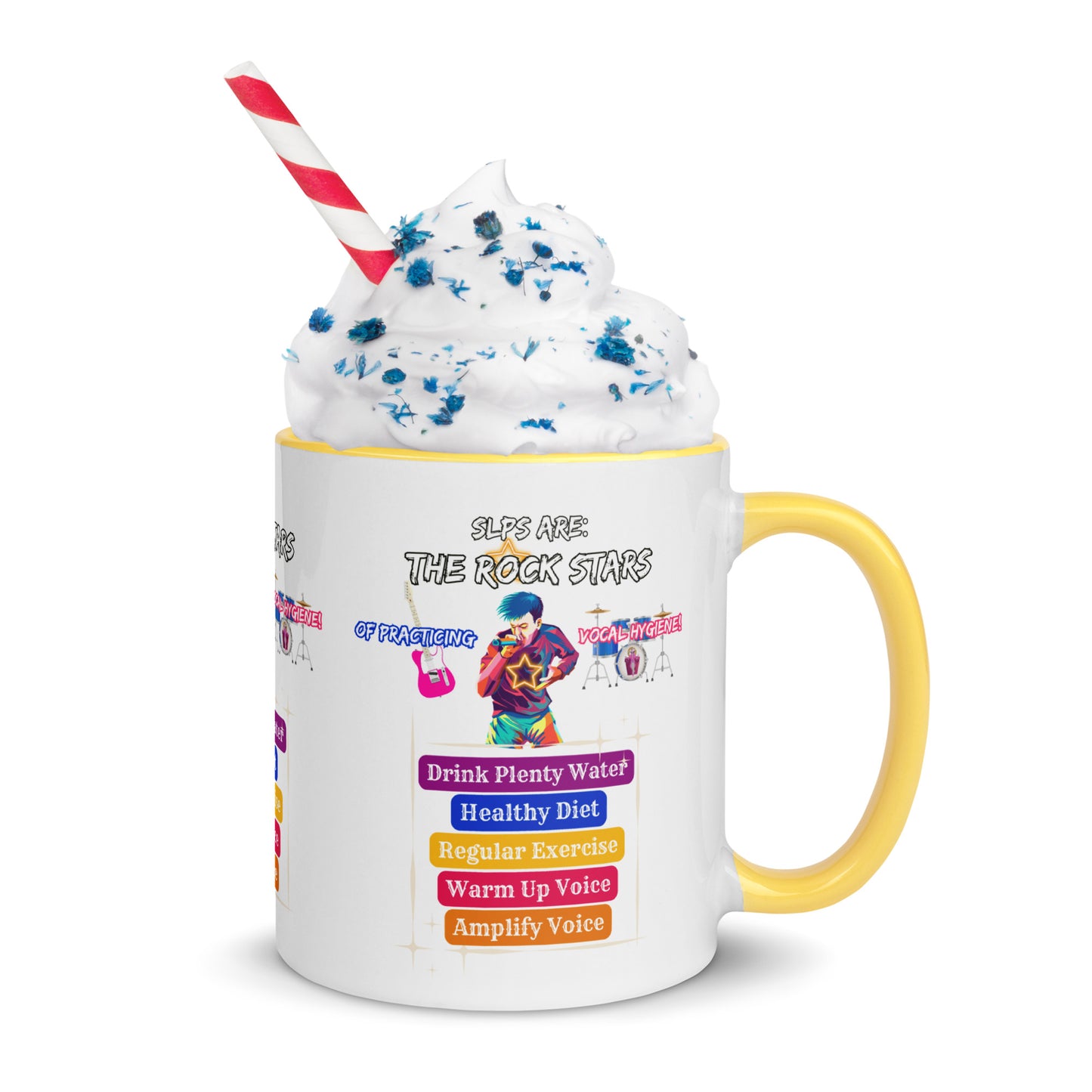 Rock Stars Of Vocal Hygiene! Mug with Color Inside