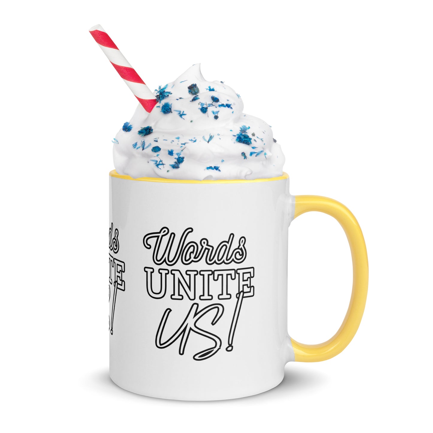 Words Unite Us! (Mug with Color Inside)