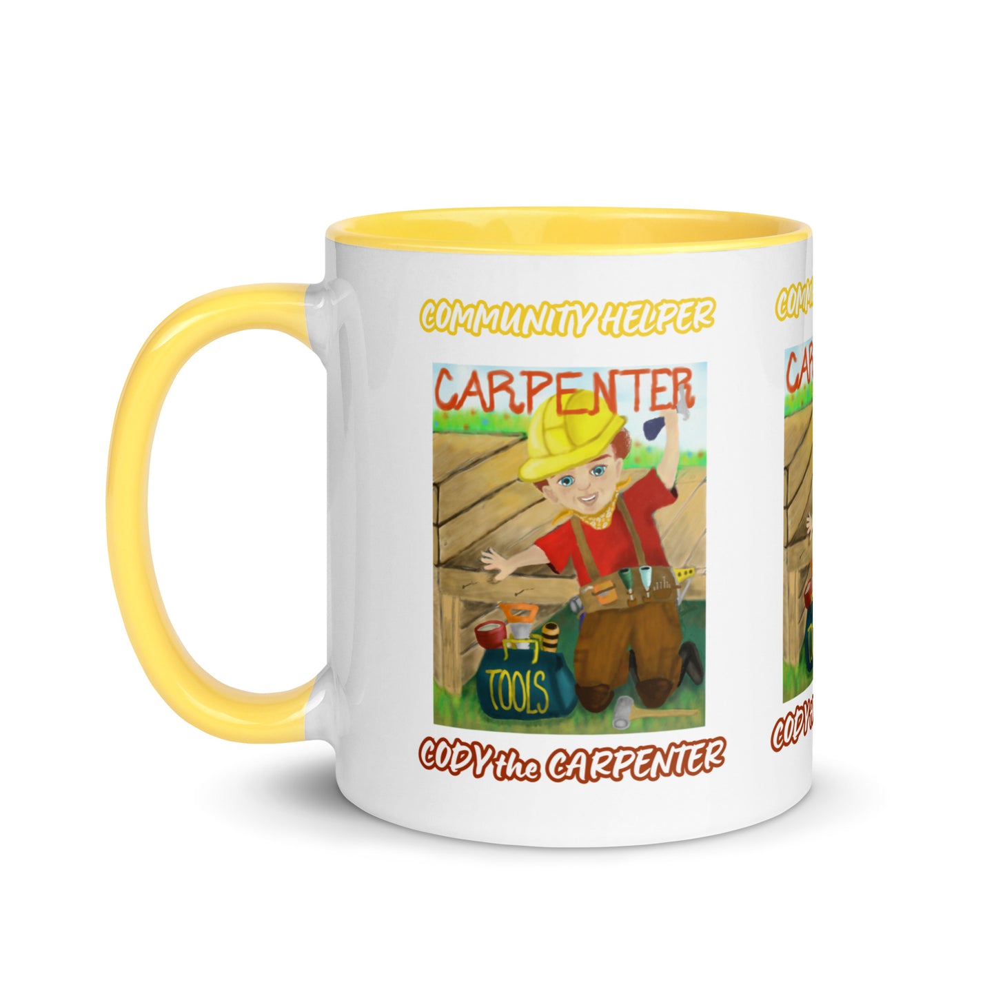 Cody the Carpenter (Community Helper) 11oz. Mug with Color Inside