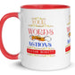 Words and Actions! Mug with Color Inside