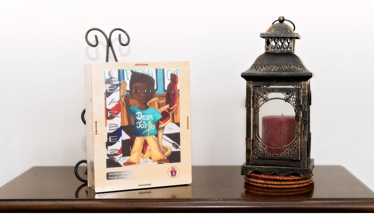 Community Helper: Byron the Barber (Wooden Puzzles)