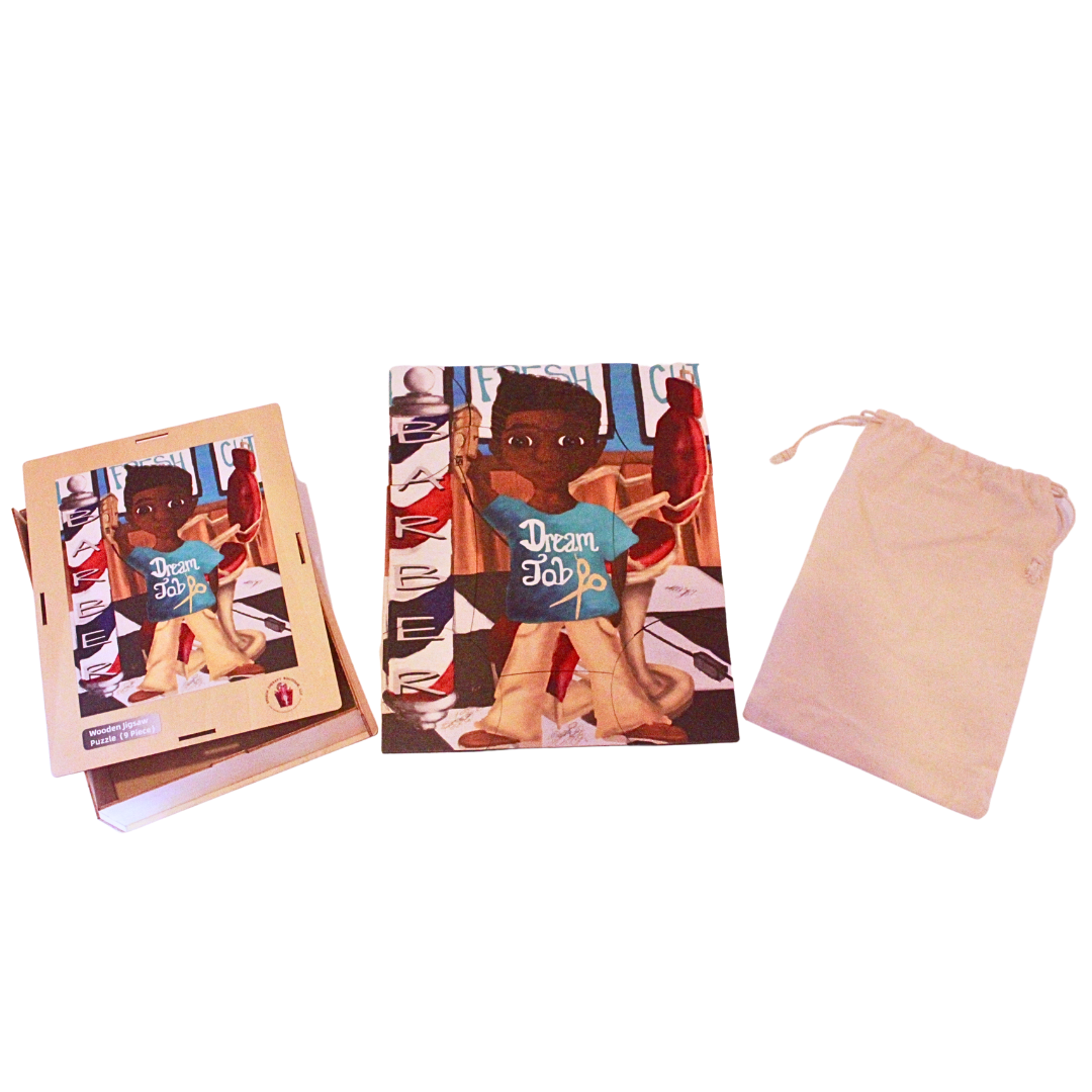 Community Helper: Byron the Barber (Wooden Puzzles)