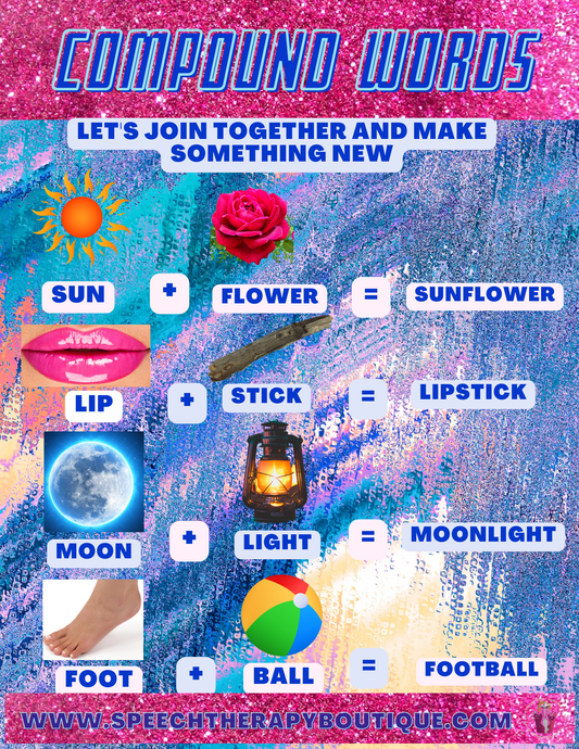 Compound Words: Let's Join Together and Make Something New! Worksheets