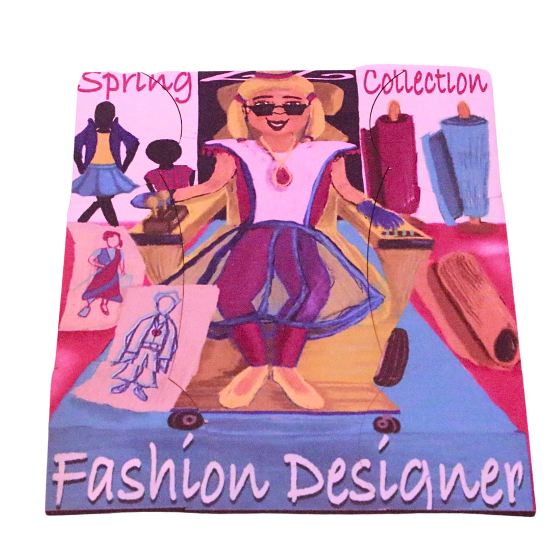 Community Helper: Fiona the Fashion Designer (Wooden Puzzles)
