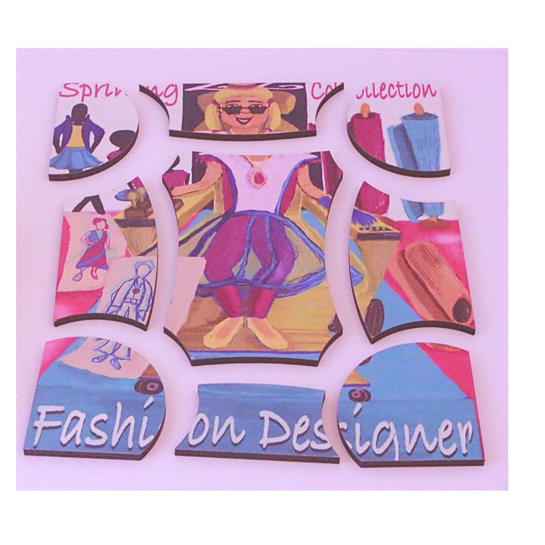 Community Helper: Fiona the Fashion Designer (Wooden Puzzles)