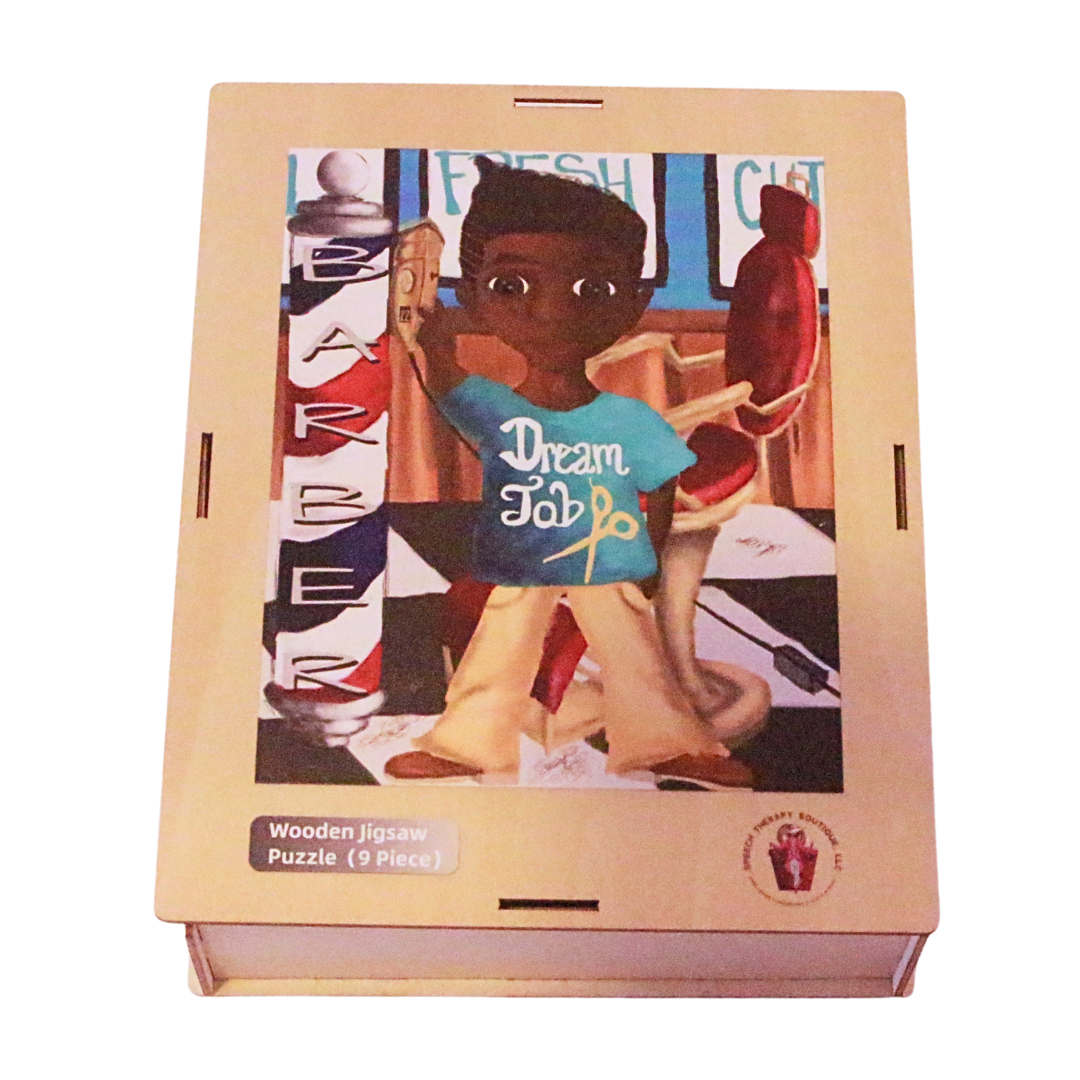 Community Helper: Byron the Barber (Wooden Puzzles)