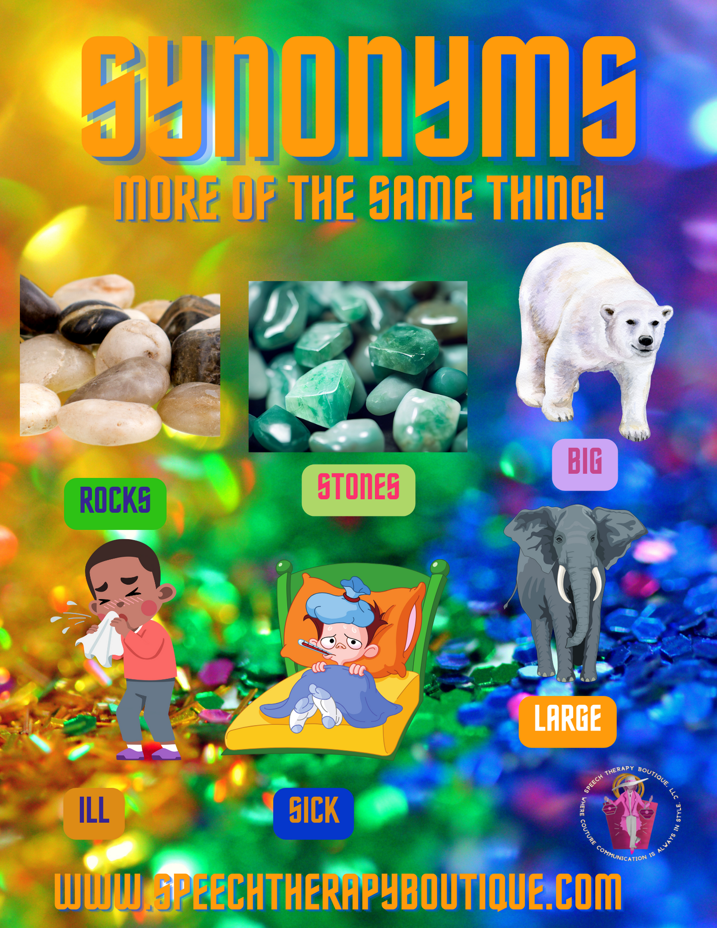 Synonyms: More of the Same Thing! (Digital Worksheets)