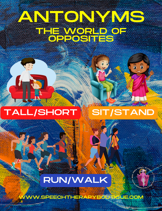 Antonyms: The World of Opposites Digital Worksheets