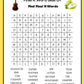 Articulation Word Search  For: P, R, R-Blends, S, S-Blends, T, V & Z Sounds