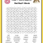 Articulation Word Search  For: P, R, R-Blends, S, S-Blends, T, V & Z Sounds