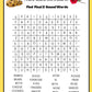 Articulation Word Search  For: P, R, R-Blends, S, S-Blends, T, V & Z Sounds