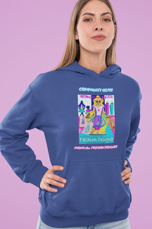 Fiona the Fashion Designer (Community Helper) Unisex Hoodie