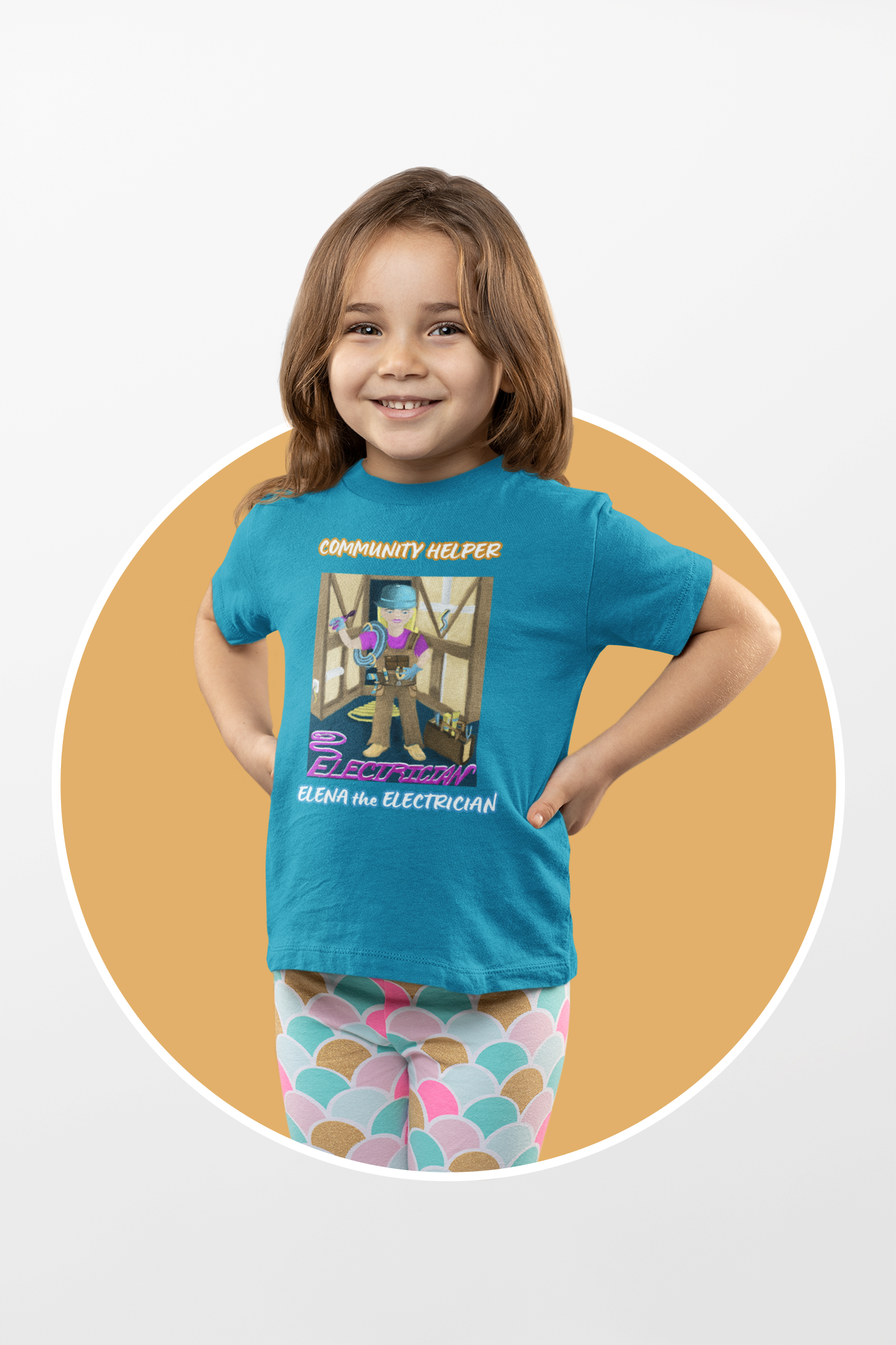 Elena the Electrician (Community Helper) Unisex T-Shirt
