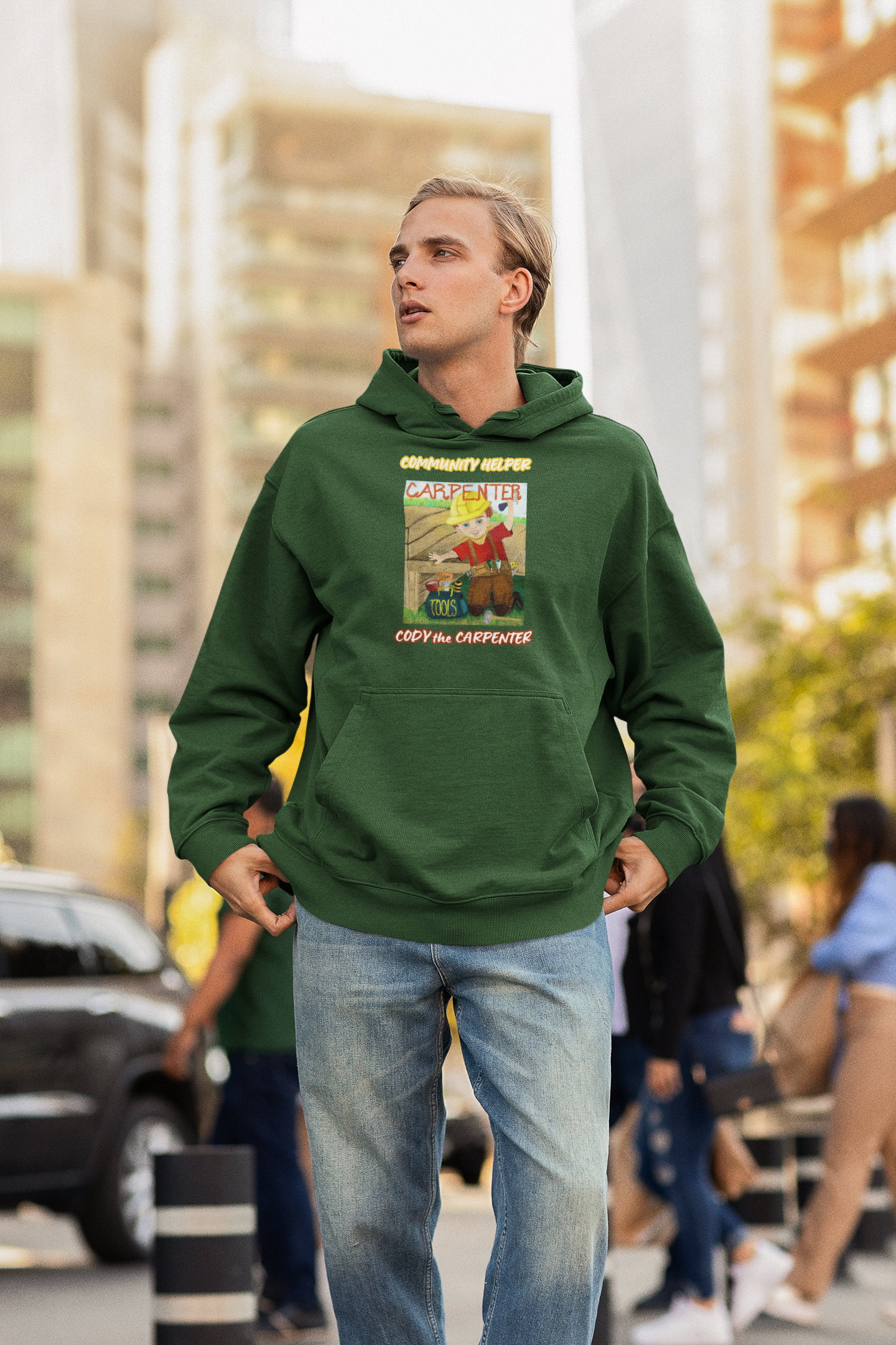 Cody the Carpenter! (Community Helper) Unisex Hoodie