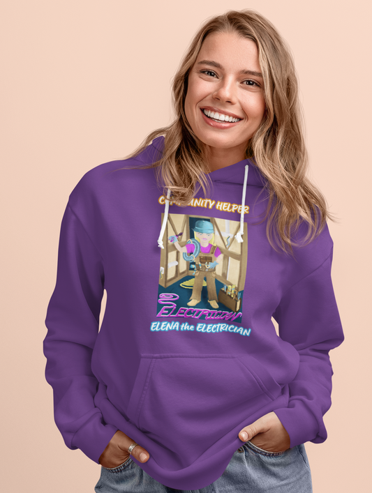 Elena the Electrician! (Community Helper) Unisex Hoodie