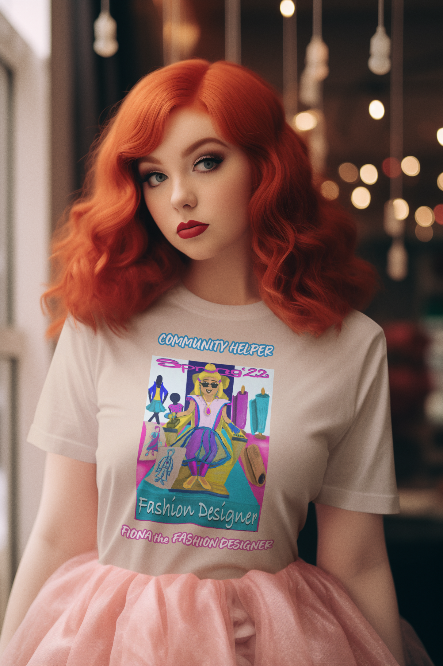 Fiona the Fashion Designer (Community Helper) Unisex T-Shirt
