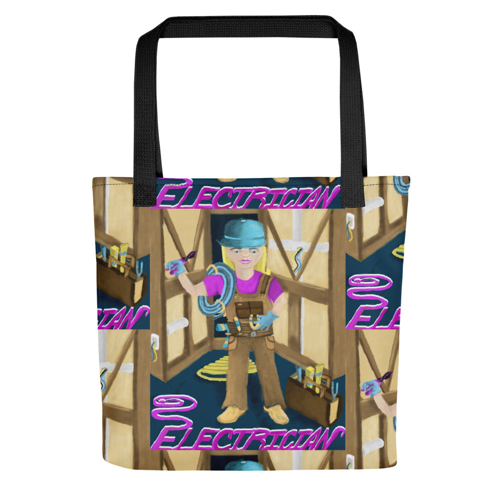 Elena the Electrician (Community Helper) Tote Bag