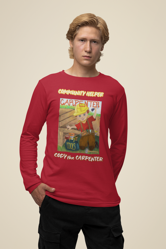 Cody the Carpenter (Community Helper) Unisex Long Sleeve Tee