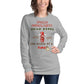 Building Words! Unisex Long Sleeve Tee
