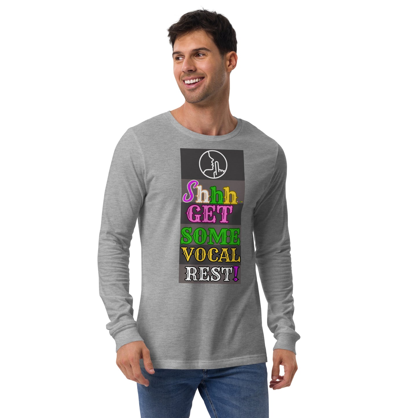 Vocal Rest! (Unisex Long Sleeve Tee)