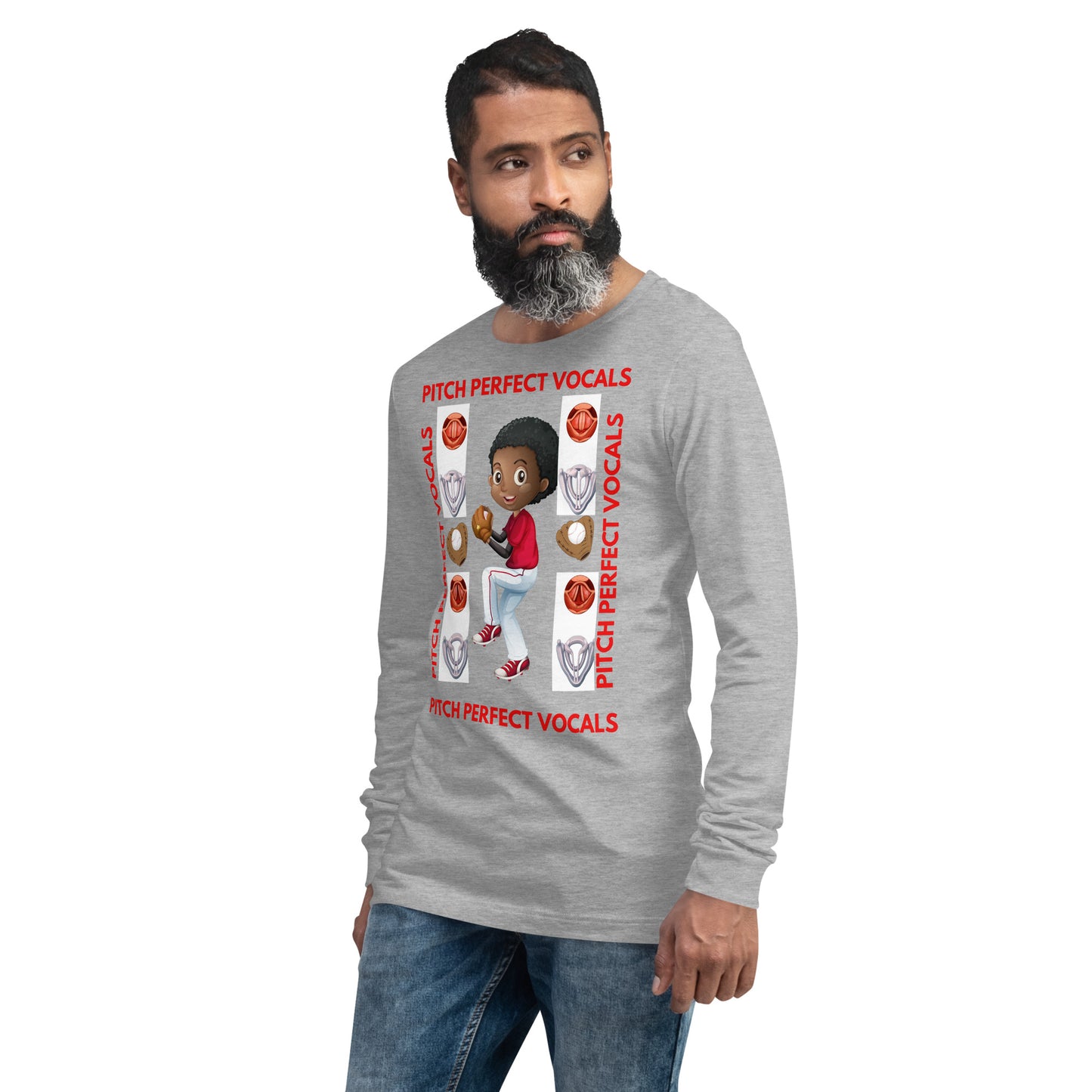 (Ebony) Pitch Perfect Vocals! Unisex Long Sleeve Tee