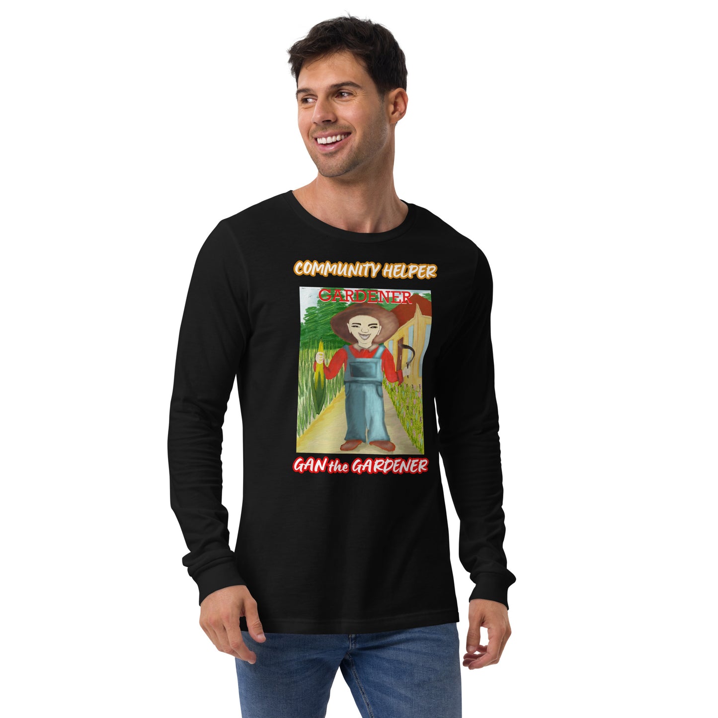 Gan the Gardener (Community Helper) Unisex Long Sleeve Tee